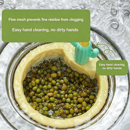 Cactus Kitchen Sink Drain Strainer, 2026 Upgrade Cactus Sink Strainer Basket, Fun Sink Accessory Innovations in Household Kitchen Supplies Bring Different Joy and Mood to The Kitchen (2pcs-Green)