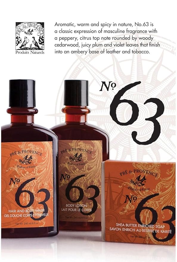 Pre de Provence No.63 Men's Collection, Soap on a Rope