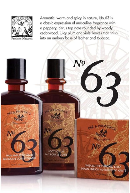 Pre de Provence No.63 Men's Collection, Soap on a Rope