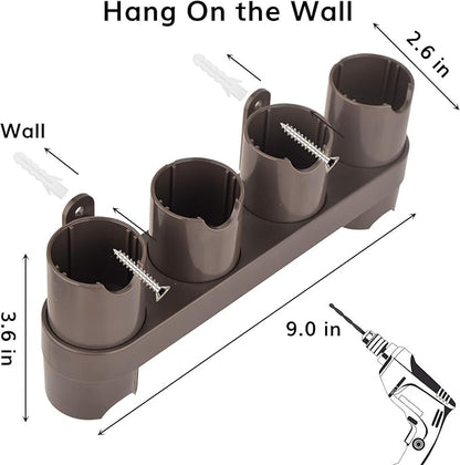 Fullclean Accessories Mount Holder for Dyson V15 V8 V7 V10 V11 Absolute Animal Trigger Motorhead Attachments With Expansion Screws Wall Mount Organizer for Dyson V8 V7 V10 V11 Tools