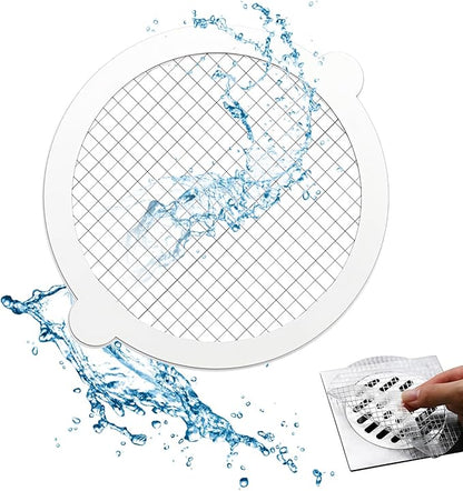 50 Pack Disposable Shower Drain Hair Catcher, Hair Trap for Round Shower Drain Mesh Stickers, Shower Strainer for Bathroom, Bathtub, Kitchen, Sink, Shower Drain Cover Hair Stopper