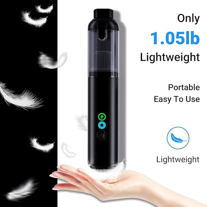 PPN Portable Car Vacuum Cordless 20000PA High Power Handheld Vacuum Cleaner for Car, Mini Rechargeable Wireless Vacuum for Car Detailing, Truck, Desktop, Home Tech Gifts for Men
