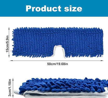 Mop Heads Replacements for O-Cedar Hardwood Floor 'N More 3-Action Mop, Mop Replace Head for O Cedar Hardwood Floor 'N More Microfiber Flip Mop, 2-Pack Dust Mop Heads Replacements for Ocedar