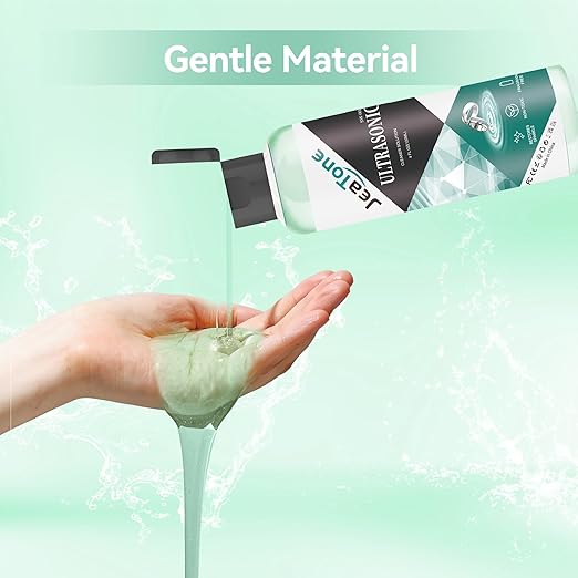 Ultrasonic Jewelry Cleaner Solution for Ultrasonic Cleaner Machine, Professional Cleaning of Jewelry, Diamonds, Gold, Silver, Remove Odors, Discoloration & Stains, Mint Scent, Green, 4oz