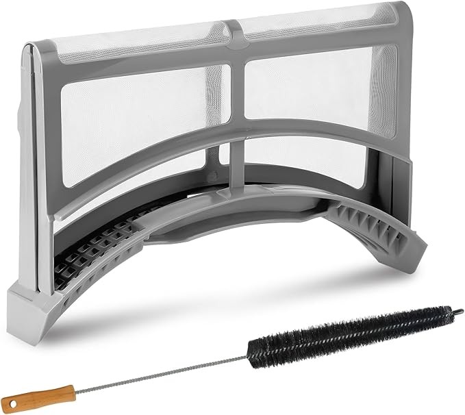 【𝟮𝟬𝟮𝟲 𝗨𝗽𝗴𝗿𝗮𝗱𝗲𝗱】DC61-02595A Dryer Lint Filter Case Screen WITH UPGRADDED BRUSH - Replacement for Samsung Dryer DV42H5200EW/A3 DV42H5000EW/A3 DV45K6500EV/A3 DV42H5200EP/A3 by Beaquicy
