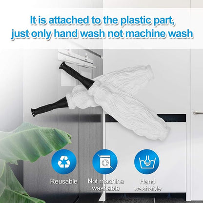 Eyliden Mop Model No.: FZ-02-2020/FZ-02-2019 Replacement Head, 2pcs Microfiber Mop Pads for Eyliden Twist Mops, Floor Cleaning Mops Head(Not Include Handle), Suitable for Any Surfaces (2pack Heads)