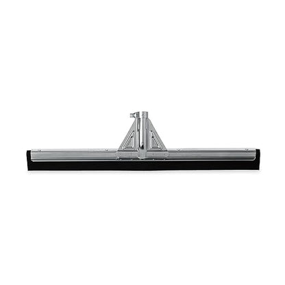 Rubbermaid Commercial Products Heavy-Duty Floor Squeegee, 22-inch Dual Moss, Silver/Metal, Heavy Duty Rubber Floor Scrubber for Bathroom/Garage/Tile