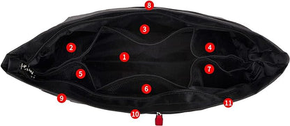 Vercord Handbag Purse Tote Pocketbook Organizer Insert Zipper Closure 11 Pockets 3 Sizes Many Colors