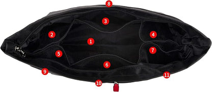 Vercord Handbag Purse Tote Pocketbook Organizer Insert Zipper Closure 11 Pockets 3 Sizes Many Colors