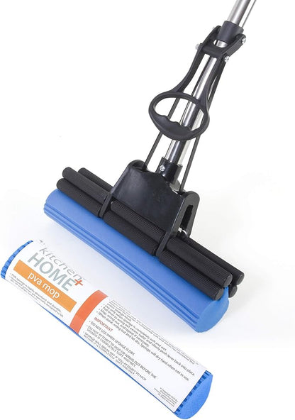 Kitchen + Home PVA Sponge Roller Mop Head Refills - 3 Pack