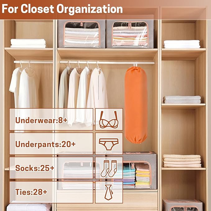 SWISSELITE 2Pcs Plastic Bag Holder, Reusable Plastic Bag Organizer Wall Mount, Large Grocery Bag Storage Dispenser, 22x9 IN