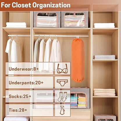 SWISSELITE 2Pcs Plastic Bag Holder, Reusable Plastic Bag Organizer Wall Mount, Large Grocery Bag Storage Dispenser, 22x9 IN