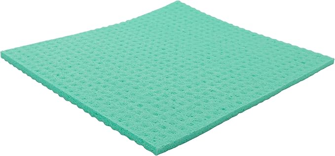 Spontex Sponge Cloth Value Pack of 8, Extremely Absorbent and Durable, Made of Viscose, Biodegradable (1 x 8 Pieces)