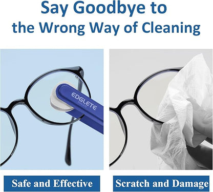 Glasses Cleaner Eyeglass Cleaning Kit, Lens Cleaners Spray with Microfiber Cloth, Portable Glasses Cleaning Kit for Travel, Safe Eyeglasses Cleaner Tool, No Streaks Scratch