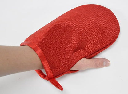 CleanAide Hair Magnet Pet Fur Removal Mitt, Lint, Fur, and Dander Cleanup for Furniture, Clothing, and Upholstery, Reusable, Durable, Quick & Easy Cleaning, Red, 2-Pack