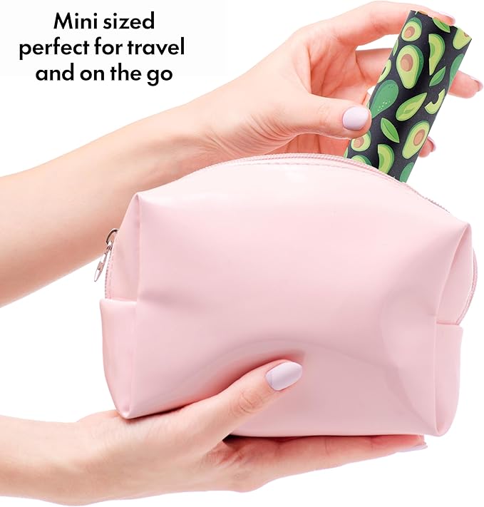 5pc Fruit Mini Lint Roller Value Pack – Colorful Compact Rollers for Travel | Pet Hair & Lint Remover for Clothing & Household Use | Portable On-the-Go Lint Removers