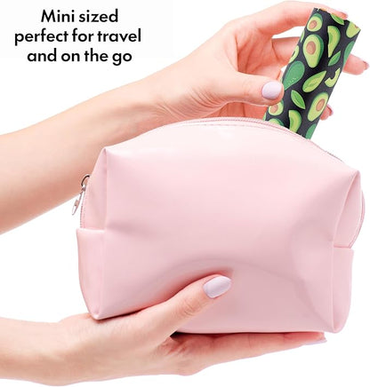 5pc Fruit Mini Lint Roller Value Pack – Colorful Compact Rollers for Travel | Pet Hair & Lint Remover for Clothing & Household Use | Portable On-the-Go Lint Removers