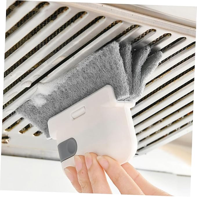 3pcs Window Track Cleaner Set Multifunctional Cleaning Brushes for Window Grooves Tile Lines Car Vents Detachable Design for Easy Use Tight Spaces Grey Ginger Orange Red