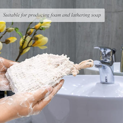 Bar Soap Pouch,10 Packs Sisal Soap Saver bags for Exfoliating, Shower,Scrubber