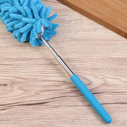 Healifty Chenille Microfiber Duster with Easy Grip Telescopic Handle 29 Inch Extendable Wand for Dusting Ceiling Fans Furniture Blinds and Shutters