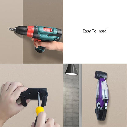 Wall Mount Compatible with Bissell 2390 2390A 2284W 23903 Pet Hair Eraser Lithium Ion Cordless Hand Vacuum (2 Packs）