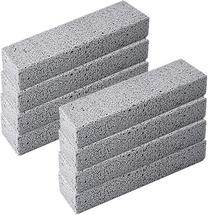Pumice Stone Toilet Cleaning Bowl Stick, Remove Toilet Bowl Hard Water Rings, Calcium Buildup and Rust Suitable for Cleaning Toilet, Bathroom, Kitchen Sink,BBQ Oven Grill, Pools, Spas,8 Pcs