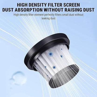 Dustaclean Original Handheld Vacuum,Portable Rechargeable Handheld Vacuum with Blower (Black)