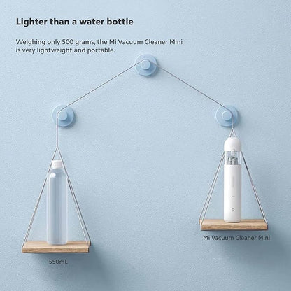 XIAOMI Handheld Vacuum 13,000Pa, Powerful Brushless Motor Cordless Car Vacuum Cleaner, Ultra Lightweight Portable Mini Hand Vacuum Rechargeable with Type-C Cable for Car/Home/Pet Hair