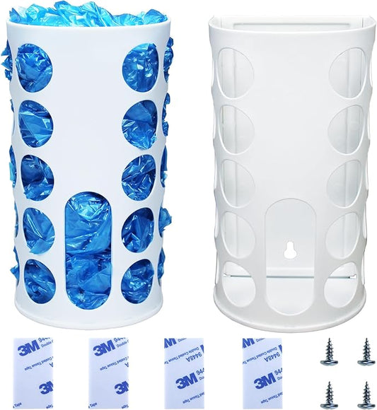 Kitchen Sink & Closet Grocery Plastic Bag Holder & Dispenser, Wall-Mounted Space Saver