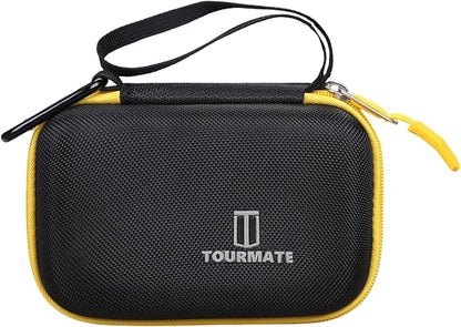 Tourmate Hard Storage Case Compatible Fanttik B8 Ace Electric Air Duster,Travel Box for B11 Pro Max Electric Air Duster Compressed Air Duster（Case Only） (Black & Yellow)