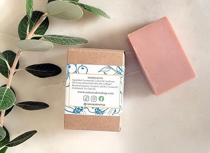 Nature Skin Shop Caffeine Shampoo Bar for Hair Growth and Thinning, with Tea Tree Oil for Oily, Itchy & Dandruff Prone Scalp, Sulfate-Free, Energizing Scalp Detox