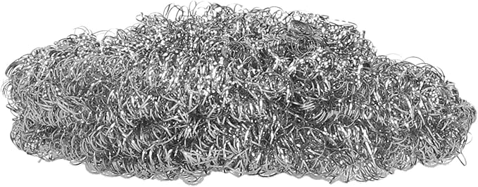 30PCS Stainless Steel Scrubbers, Cleaning Ball Scouring Pads for Kitchen Cookware, Heavy Duty Steel Wire Cleaning Balls for Pots Pans Dishes Tiles Ovens Sinks, Durable Rustproof Ki