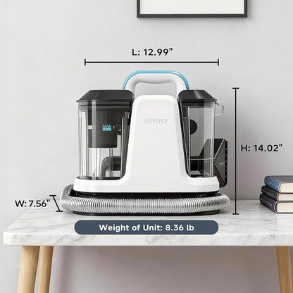 Upholstery Cleaner Machine & Carpet Cleaner | Portable Spot Cleaner with Strong Suction and Scrubbing Brush for Pet Stains, Spills on Couches, Rugs, Mattresses, Car Interiors (Standard Edition)