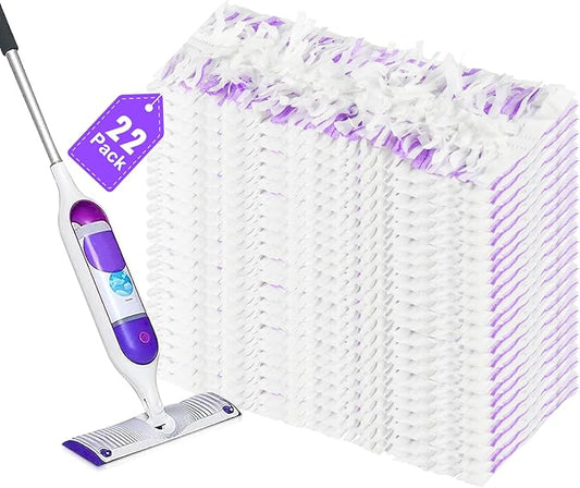 22 Count Pad Refills for Swiffer PowerMop Multi-Surface Mop, Absorbent Cleaning Pads for Hardwood, Tile & Laminate Floors