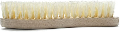 Konex Heavy Duty Scrub Brush - Old-Fashioned Wooden Design, Curved for Bathtubs, Wall and Floor Tiles - S-Shaped for Grime and Mildew Removal (Pack of 2)