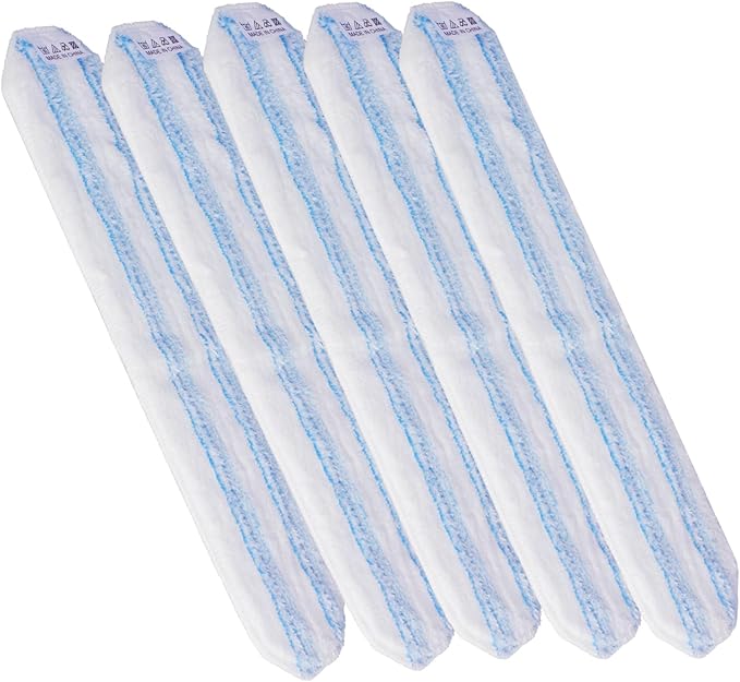 [5-Pack] Mop Replacement Pads for Ocedar H2pro Flat Mop System，Washable & Reusable Mop Pads ,Easy Installation, Machine Washable, Suitable for Various Types of Floors