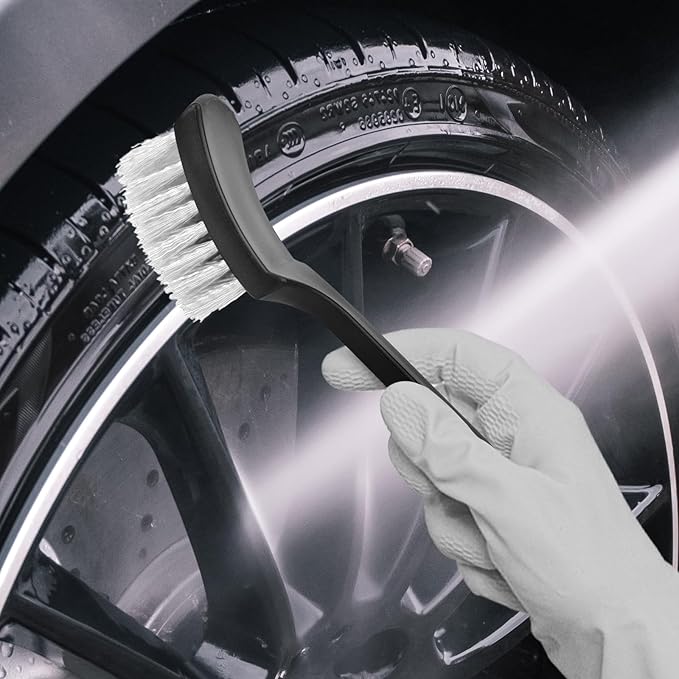 Carpet Brushes for Cleaning, Scrub Brush for Floor Mats, Cleaning Brush for Car Interior and Home, Simple and Practical (White)