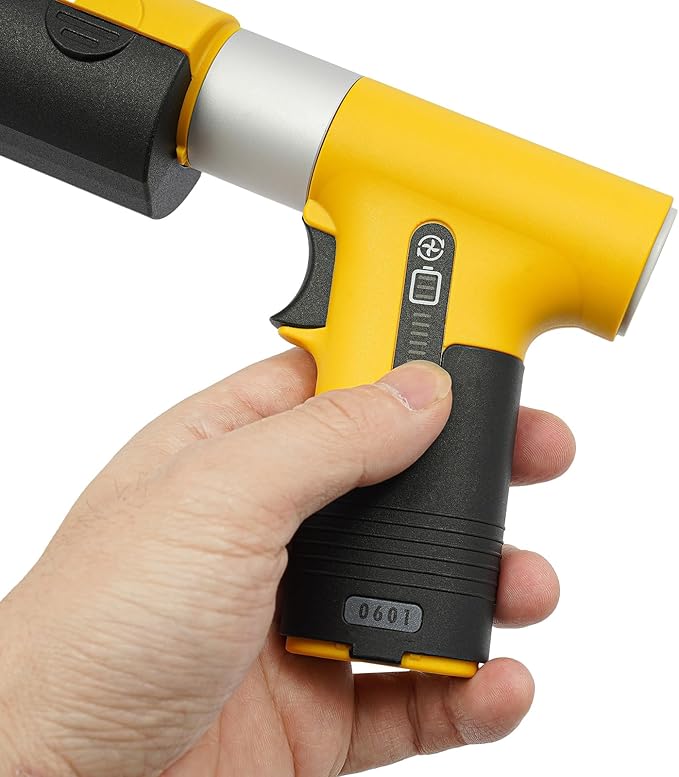 Electric Air Duster, 13000RPM Compressed Blower Fan Multi-Functional Tiny Electric Cleaner 3 Speeds Adjustable Rechargeable Air Blower for Keyboard PC Deep, Car, Home Cleaning (Yellow)
