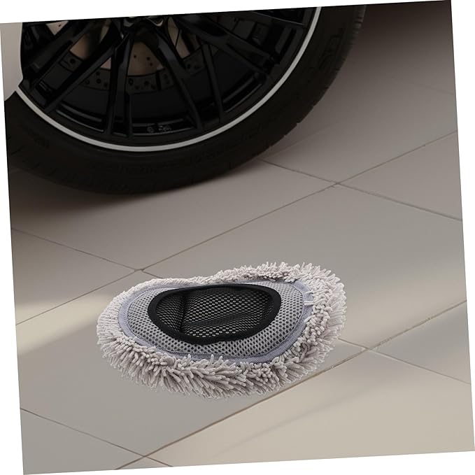 Soft Chenille Car Wash Brush Head Mop Replacement Scratch Cover Auto Cleaning Supplies Accessory