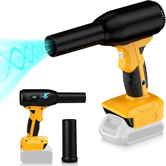 Jet Dry Mini Blower, Jet Fan 3 Adjustable Wind Speeds for Dewalt 20V Li-ion Battery, Mini Compressed Air Duster Cordless Dry Blower for Drying,Cleaning,Leaf Blowers(No Battery)