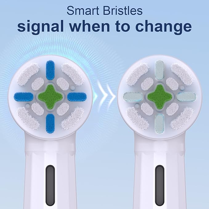 8 Pack IO Brush Head Compatible with Oral B IO 2/3/4/5/6/7/8/9/10/Deep Clean Electric Toothbrush, Replacement Heads Compatible with Oral B IO for Effective Cleaning (White)