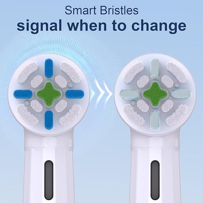 8 Pack IO Brush Head Compatible with Oral B IO 2/3/4/5/6/7/8/9/10/Deep Clean Electric Toothbrush, Replacement Heads Compatible with Oral B IO for Effective Cleaning (White)