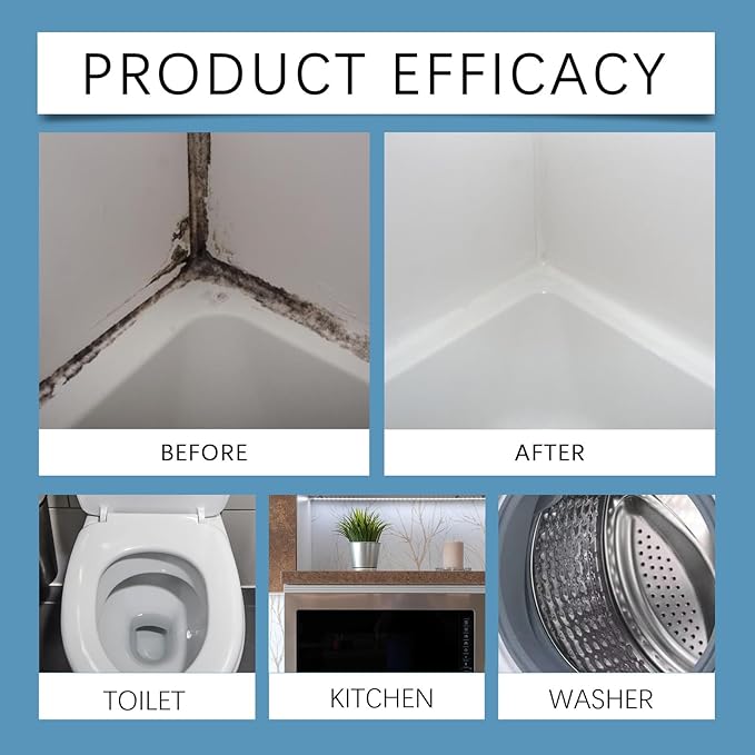 Powerful Bathroom Descaler Spray - Multi-Surface Cleaner for Hard Water Stains, Soap Scum, and Dirt on Tiles, Tubs, Toilets, Sinks, and Kitchen Surfaces (120ml, with Cleaning Cloth & Sponge)