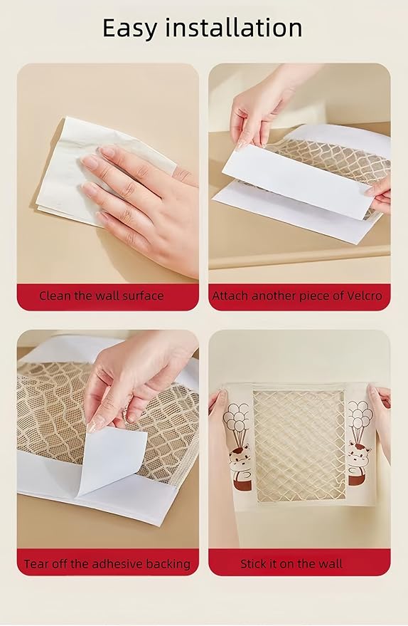 FitFrenzy 2Pack Plastic Bag Holder for Grocery Bags - Mesh Storage Organizer Cargo Net for Kitchen Cabinet Dispenser for Aluminum Foil, Trash Bag, Shopping Bag