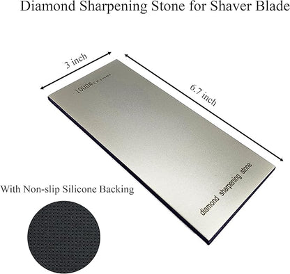 Rotary Electric Shaver Head Shaver Cleaning Brush Shaver Maintenance Kit for Philips, Remington, Freebird, Skull - Diamond Sharpening Stone, Easy Grip, Deep Clean, Sharpen Blades, Prolong Lifespan
