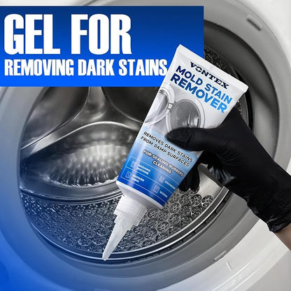 VONTEX Mold Stain Remover Gel - Grout Cleaner for Shower, Bathroom Tile, Silicone, Caulk and Washing Machine Rubber Seals - Bathroom Surface Cleaner, 6 oz