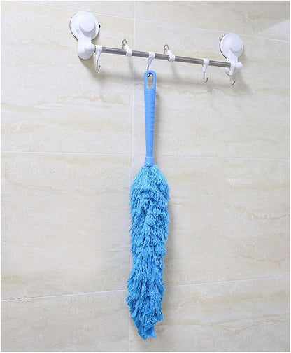 Feather Duster, Duster Microfiber Dusting Brush, Washable Head for Home Office Car 2 Set(Blue)