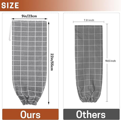 SWISSELITE 1Pcs Plastic Bag Holder, Reusable Plastic Bag Organizer Wall Mount, Large Grocery Bag Storage Dispenser, 22x9 IN