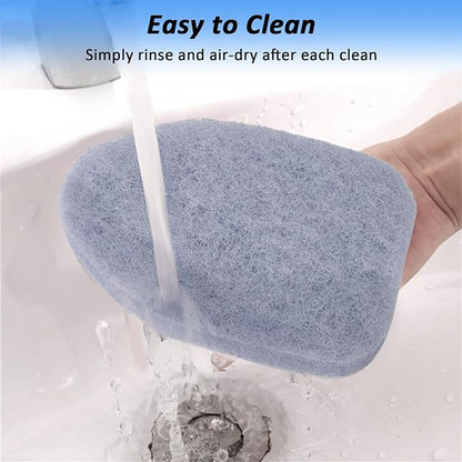 6 Pack Scrubber Refill Compatible with Scotch Brite Tub and Tile Scrubbers, Replacement Scrubber Refill Pads, Non-Scratch and Reusable Bathtub,for Cleaning Tub, Tile, Wall and Floor (Only Refills Pad)