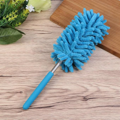 Healifty Chenille Microfiber Duster with Easy Grip Telescopic Handle 29 Inch Extendable Wand for Dusting Ceiling Fans Furniture Blinds and Shutters